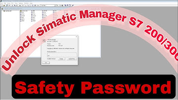 Unlock Siemens S7-200 & S7-300 Password  | SIMATIC Manager STEP7 (MMC Unlock Method)