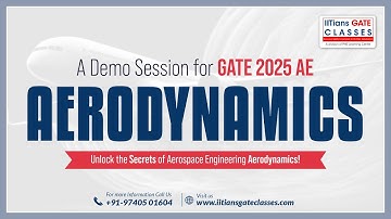 Demo class on Aerodynamics | GATE AE Preparation | GATE 2025 Aerospace Engineering Crash Course