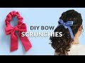 DIY Draped Bow Scrunchies - inspired by Urban Outfiters | Curly Made