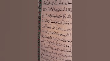 سورة الشورى من آية 11_12