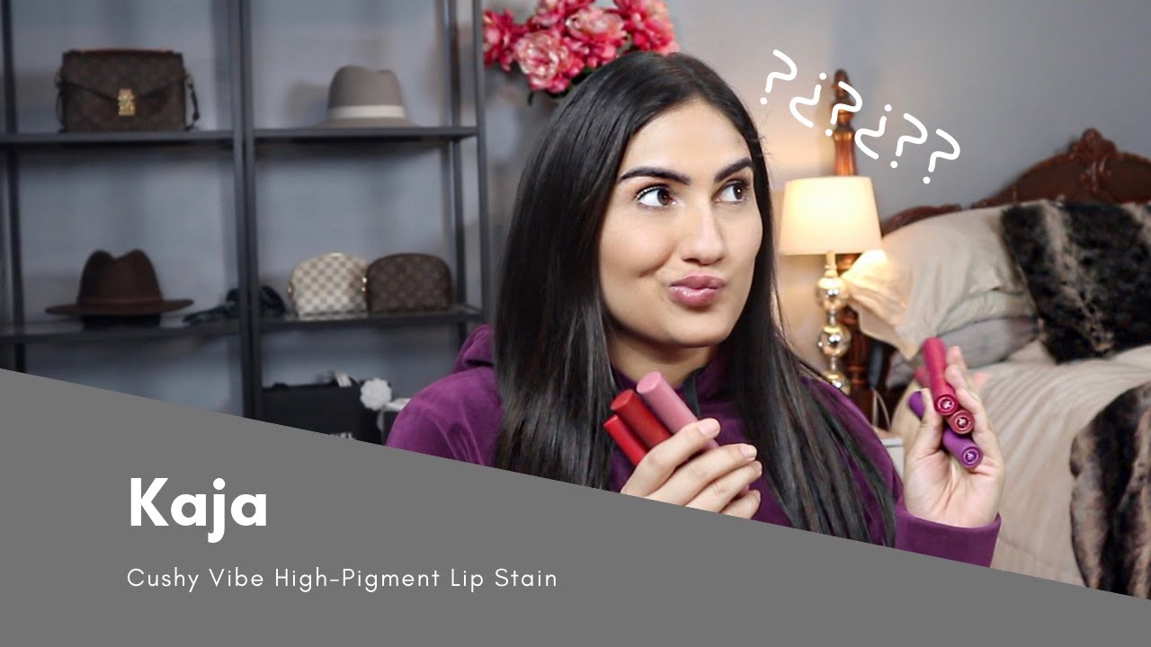 Kaja Crush Lip Stain Swatch YouTube