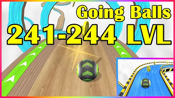 Going Balls Speedrun Level 241 to 244 Gameplay