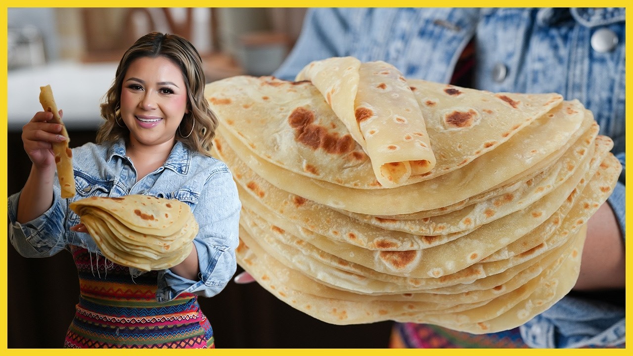 Perfectly SOFT FLOUR TORTILLAS With One Unusual Ingredient!