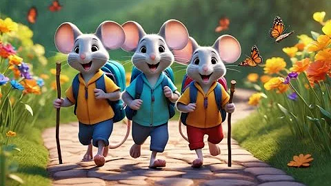 Three Blind Mice on Holiday | Best Nursery Rhymes and Kids Songs Collection