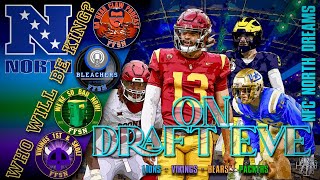 Who Will Be King👑: NFC North Dreams on the NFL Draft Eve
