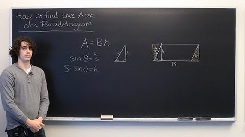 How to Find the Area of a Parallelogram Using Two Methods : Parallelograms & Math