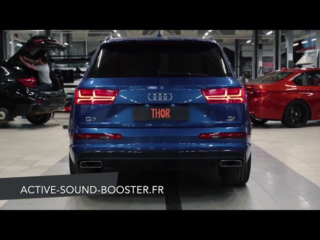 Active Sound Booster THOR Audi Q7 TDI: L'échappement Sport par Active-Sound-booster.fr  - YouTube