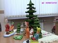 Лепим ёлочку.  Christmas tree made of clay, plasticine.