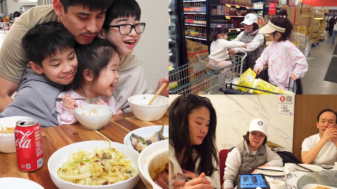 Мама троих детей | Дим-сам с родителями | Поход в продуктовый магазин с подругами | Совместные уж...