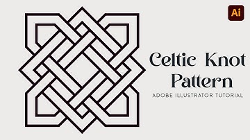 create celtic knot pattern -  Part 2 | adobe illustrator tutorial