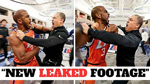 BRUTAL Locker Room Footage Of Chris Paul & Ty Lue Is Going Viral