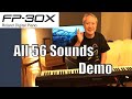 Roland fp30xall 56 sounds demo no talking