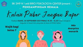 Kalau Puber Jangan Baper