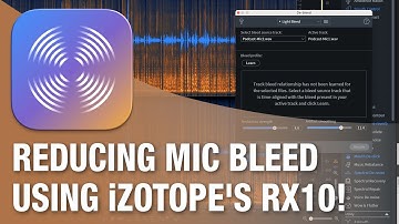 Reducing Mic-Bleed using iZotope