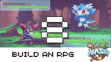 Monster Tamer - RPG Tutorial with Phaser 3 - Ep. 8 - Battle Scene Layout Part 3 #monstertamer