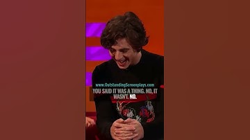 Saoirse Ronan calling Timothee Chalamet a Horse