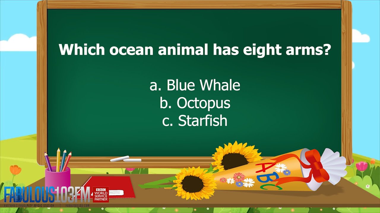 KIDS QUIZ  Fun daily quiz for children (2 October 2025) Fabulous 103 Pattaya Ep.1146