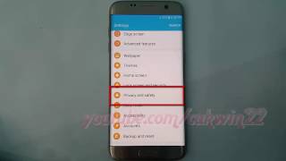 Samsung Galaxy S7 Edge How To Change Location Gps Method Android Marshmallow