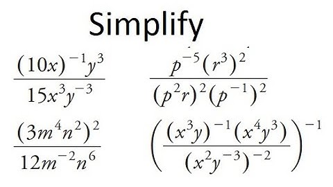 Grade 11 Functions - Simplifying Exponential Expressions (Ch 4.4)