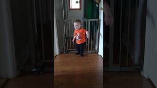 Where's Daddy? #toddler #boy #cute #mom #youtube #dad #shorts #where #gate #entertainment #love