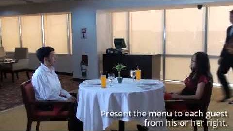 [Module 5 Lesson 2] Presenting the Menu