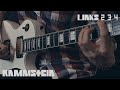 Rammstein  links 2 3 4  guitar cover by eduard plezer