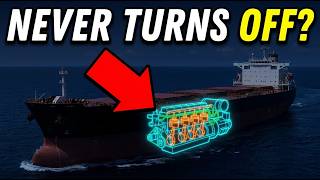 Why Doesn't a Ship's Engine Ever Fully Shut Down at Sea