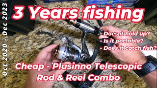 Is it worth it?  Cheap Plusinno Telescopic Fishing Rod and Reel Combo 🎣 by Steve's Tips, Tech, and Tackle 881 views 4 months ago 3 minutes, 17 seconds