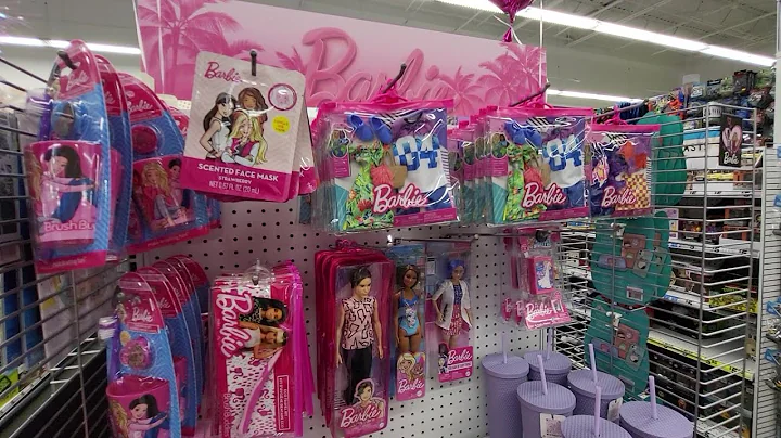 FIVE BELOW BARBIE DOLLS NEW DREAM HOUSE MALIBU CALIFORNIA T-SHIRT PINK CUPS FACE MASK MATTEL CLOTHES