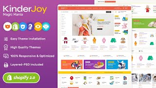 KinderJoy - Kids Fashion & Toys Store - Shopify OS2.0 Responsive Theme screenshot 3