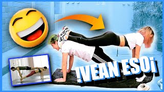 IMITAMOS POSES de YOGA😂🔥 *TERMINA SÚPER MAL*