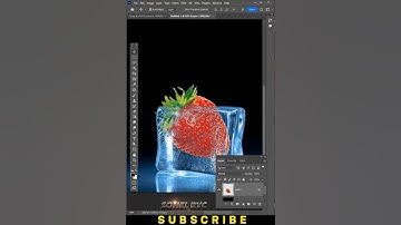 Manipulation ice cube in Photoshop #shorts