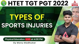 HTET 2022 | HTET TGT/PGT Physical Education | Types Of Sport Injuries | By Monu Sir screenshot 1