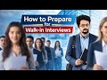The #1 Thing You're Doing WRONG in Walk-In Interviews in 2026