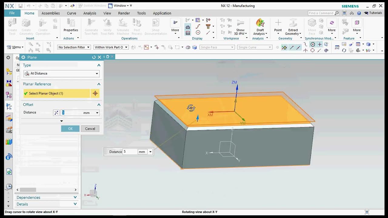 How to Create Chamfer Programming in NX CAM YouTube