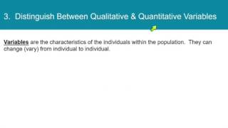 Statistics 1.1, Part 2