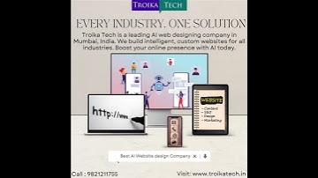 AI Web Design Company in Mumbai | Troika Tech – Smart Websites for Modern Businesses