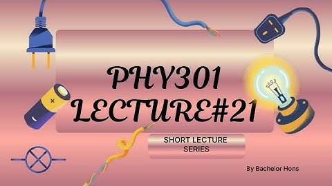 Phy301 lecture 21 (using dependent sources) of Virtual University || Circuit Theory By Bachelor Hons