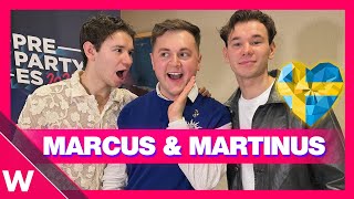 🇸🇪 Marcus & Martinus - "Unforgettable" | PrePartyES 2024 | INTERVIEW Eurovision 2024 Sweden