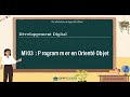 Cours OFPPT | Module Programmer en Orienté Objet – M103 | 1ere Année: Développement Digital