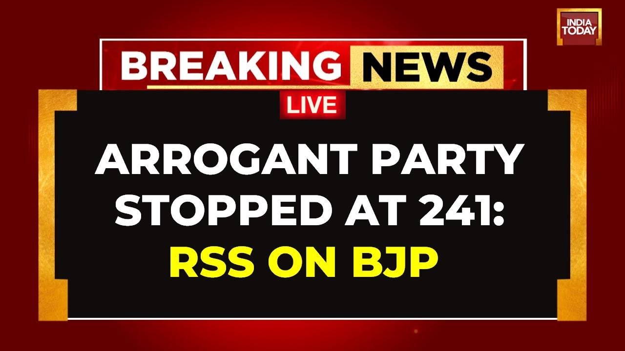 LIVE | RSS Leader's Dig At BJP | RSS Leader Indresh Criticises BJP's ...