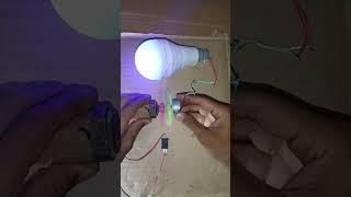 Mini DC Motor Generator Experiment | LED Bulb Lighting DIY Project