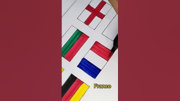 France flag art 🇨🇵 All country flag art challenge part 54 #shorts #drawing