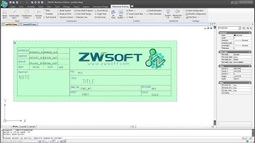 Customizing the Title Block in ZWCAD Mechanical