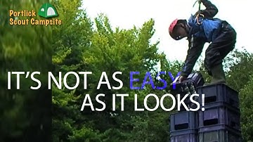 Portlick Scout Campsite Crate Stacking