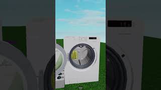 Beko & Candy Washing Machine Destruction Unbalanced Banging & Jumping  #roblox #shortsvideo #shorts