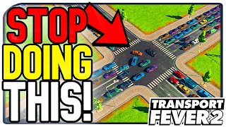 I Just Fixed Traffic In Transport Fever 2 (No Mods) - This Game Will Never Be The Same. screenshot 1