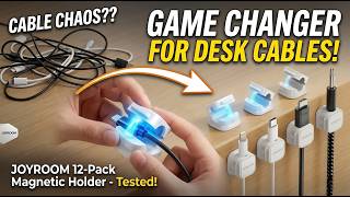 BEST Magnetic Cable Organizer 2026? (12-Pack JOYROOM Cable Clips Review &amp; Setup!) 🔥