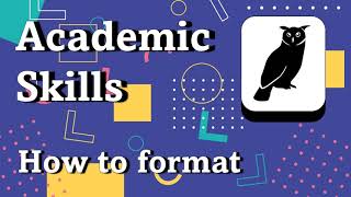 How to Format