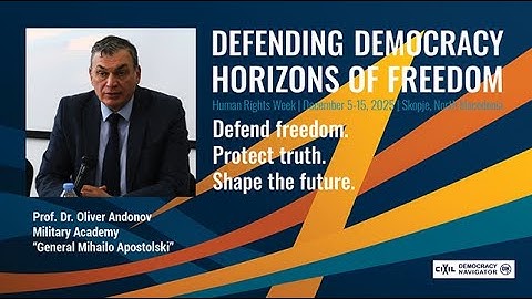 Andonov: Russia Seeks to Turn the Balkans into an Internal European Front